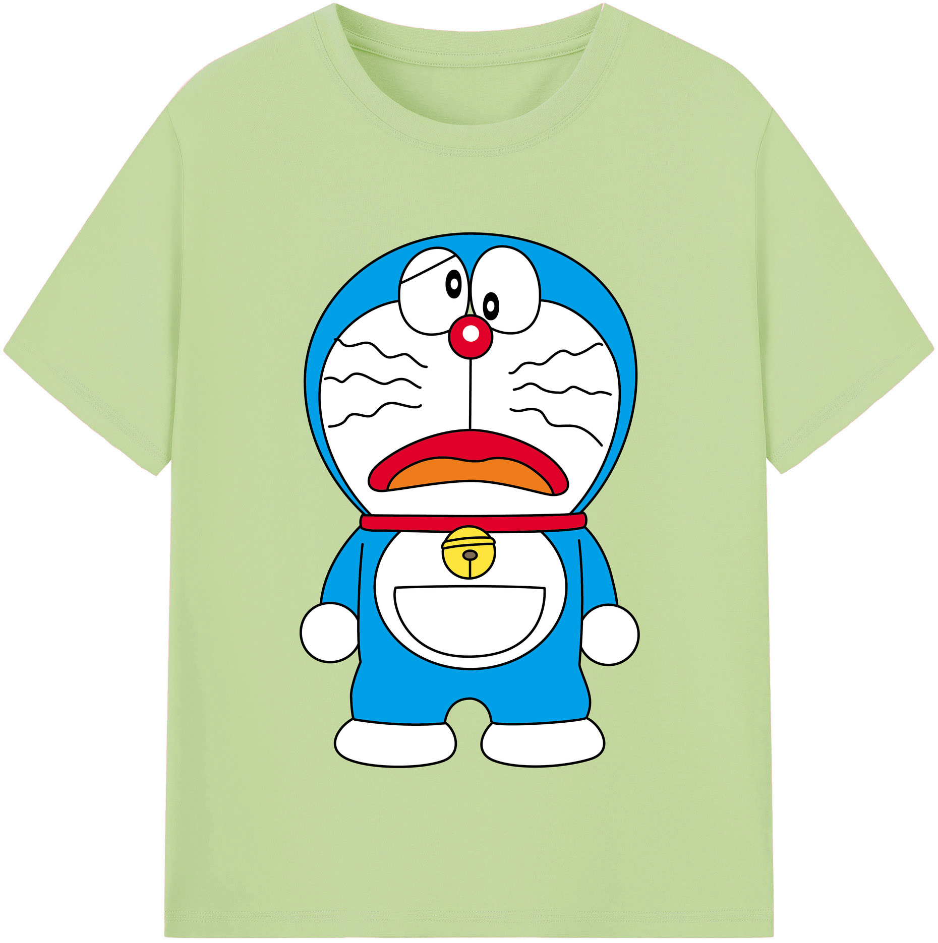 （画像用） ドラえもん Doraemon 綿100％半袖Tシャツ（フロントプリント）